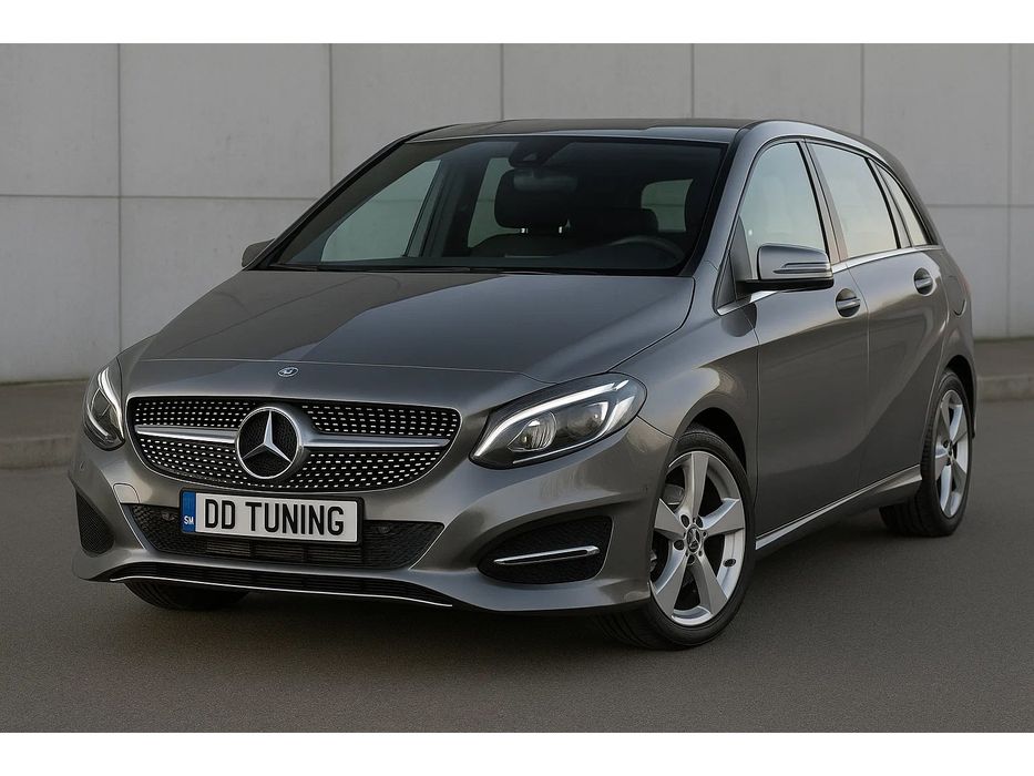 Mercedes B-class W246, W247 Передняя решетка Diamond AMG