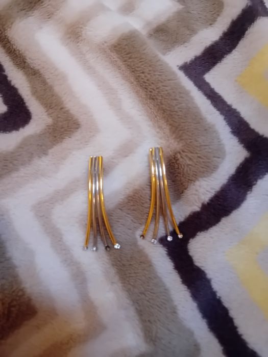 Brincos sorados de aço inoxidável