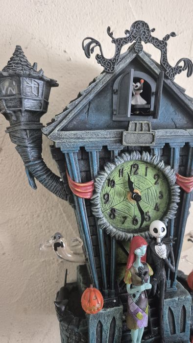 Zegar ścienny Halloween Tim Burton gnijaca panna młoda
