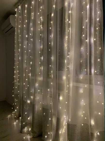 Гирлянда штора роса на пульте от USB 3х1 3х2 3х3