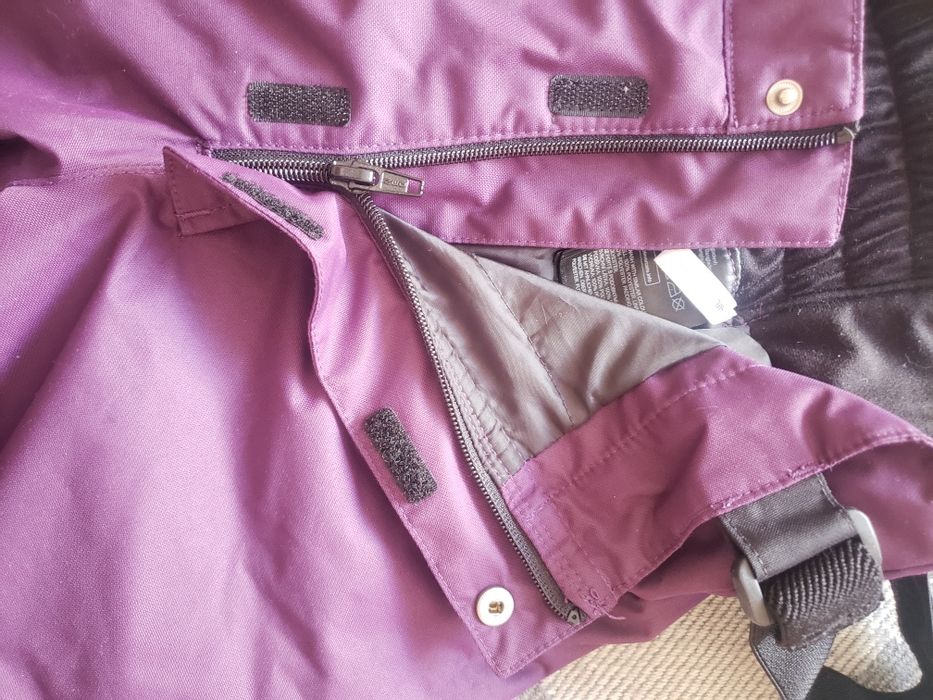 Дитячі теплі лижні штани на лямках на 3-4р