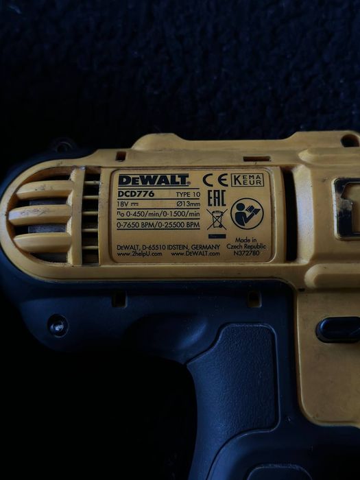 Шуруповерт, турбинка DeWALT