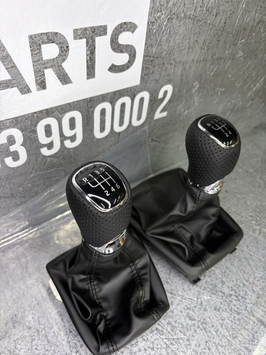 Ручка кпп з чохлом Шкода Октавія А5 А7 Суперб 2 3 ПЕРФОРАЦІЯ ЕКСКЛЮЗИВ