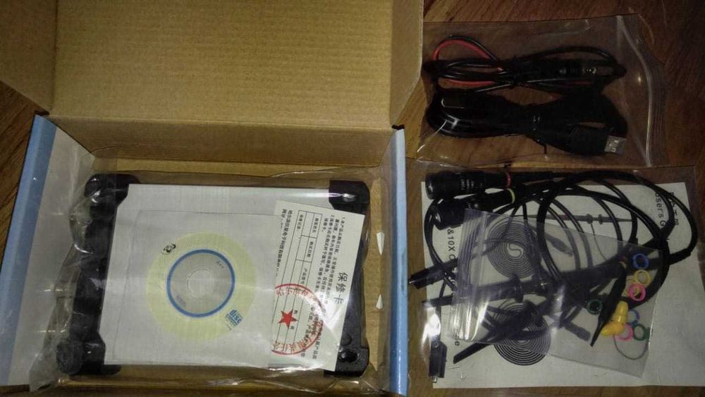 Осциллограф USB приставка ISDS205B двухканальный 20 МГц DDS генератор