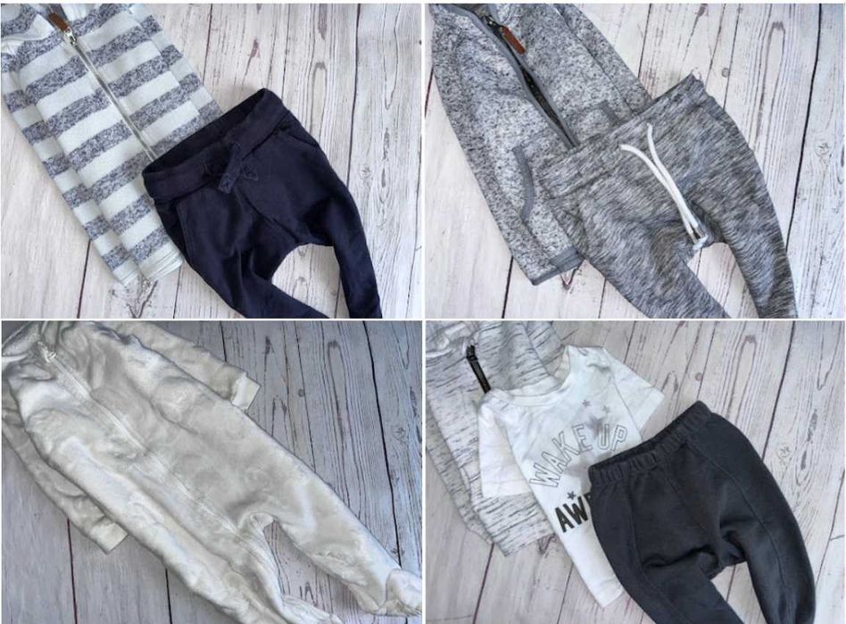 r.80-86 Mega paka 60szt zestaw ubranek dla Synka chłopca zara adidas