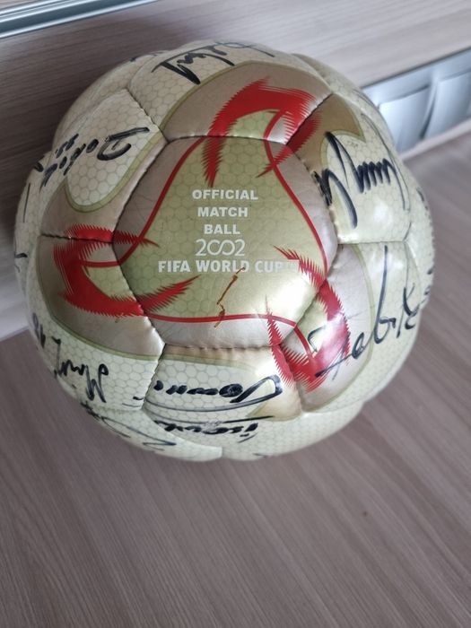 Piłka kolekcjonarska z autografami Marcin Robak i inni RTS Widzew Łódź