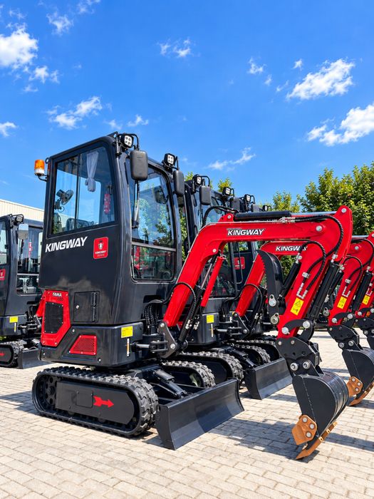 NOWA MINIKOPARKA Kingway YAMA H12K RAMIĘ Skrętne 3 Łyżki System STICK Steer