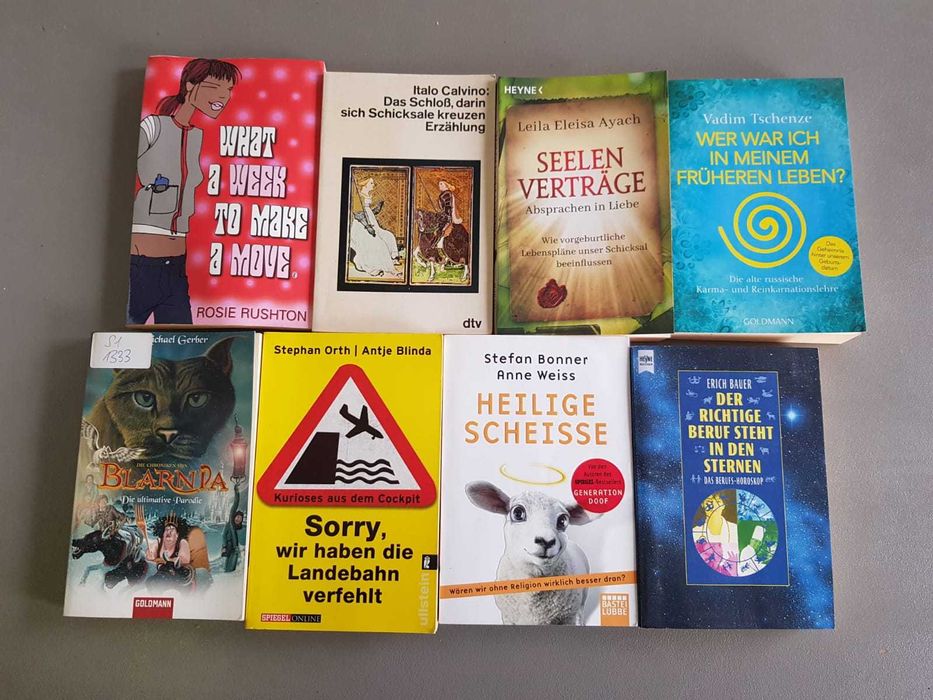Livros alemães em bom estado, várias categorias