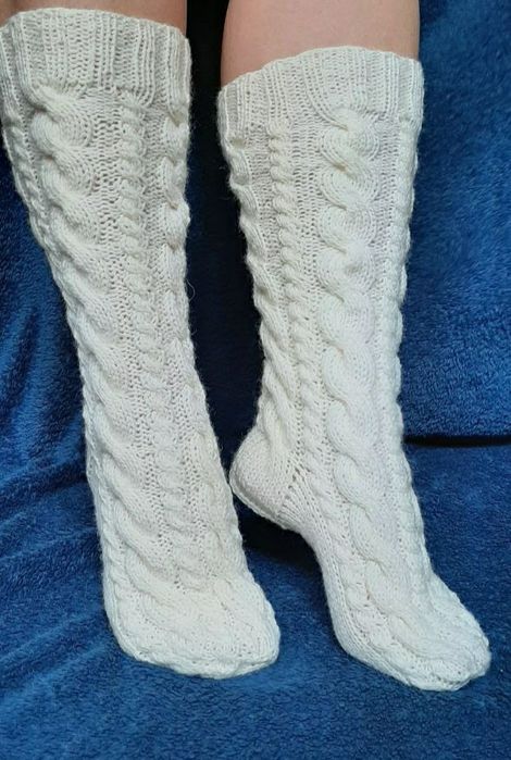 Вязаные гольфы, вязаные носочки. Носки для фотосессии.