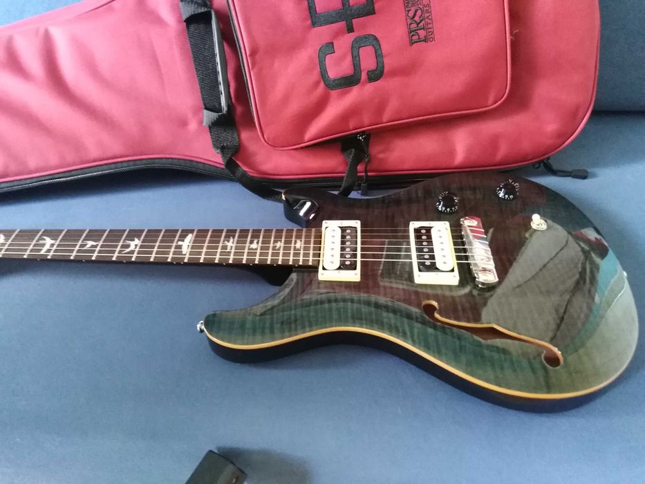 PRS SE Custom 22 Semi-Hollow 2017 Gray Black gitara elektryczna Korea ...