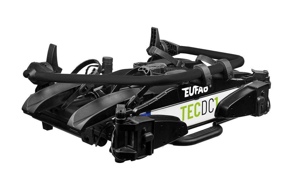 Bagażnik EUFAB TECDC1 na 2 rowery eBike uchwyt na hak dynamiczny LED