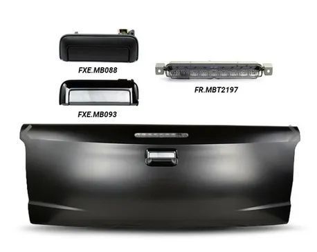 Porta Tampa da mala Mitsubishi L200 2015 a 2019 6724A144   6724A188