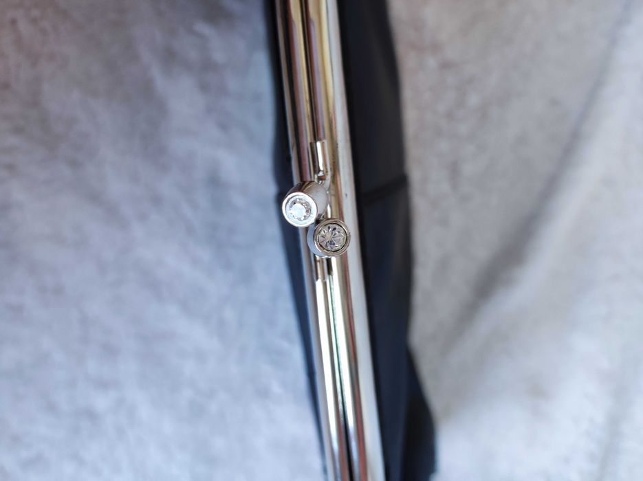 New Look czarna atłasowa torebka do ręki jak nowa