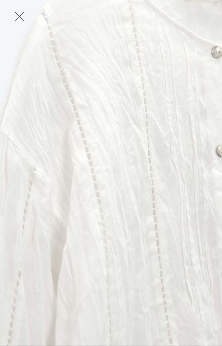 Блуза з рамі zara xl