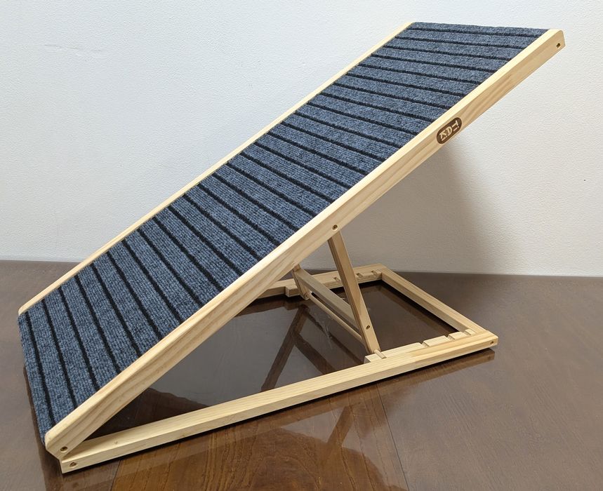 TIAKI Rampa dla Zwierząt Psa Kota Up & Down L 100x40x32-60cm N