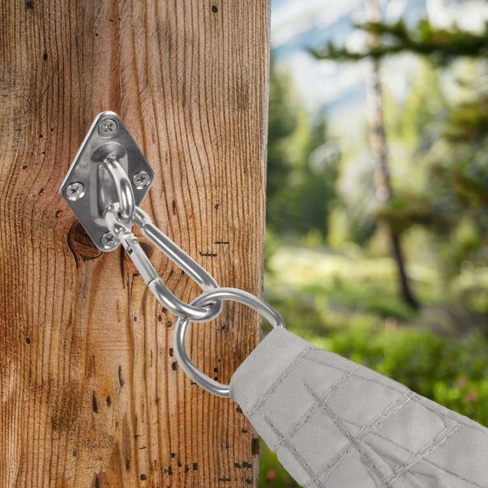 Zestaw Akcesoriów do Montażu Żagla Tarasowego Ogrodowego Do Hamaka