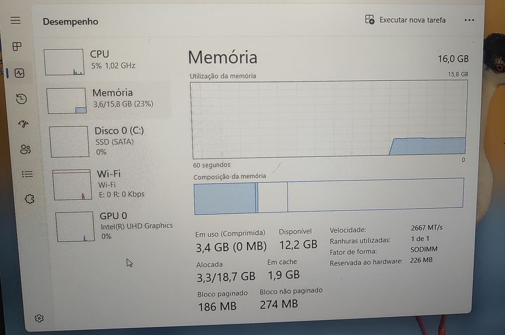 Portátil Lenovo E15 15.6" i5 11Th 16GB RAM 512GB NVME