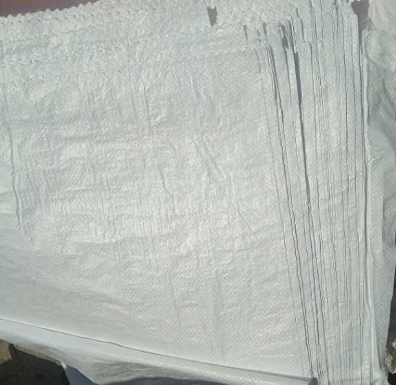 Поліпропіленовий будівельний мішок білий 50x90см ОПТОВІ ЦІНИ