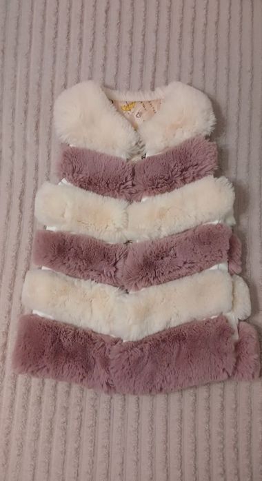 Жилетка мехова, для дівчинки