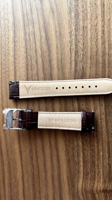Relógio Vincero + Bracelete de pele - NOVO