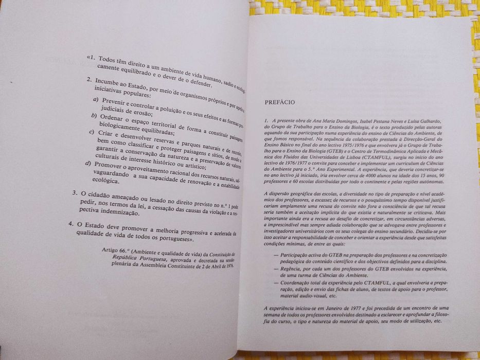 iências do Ambiente – Livro do Professor