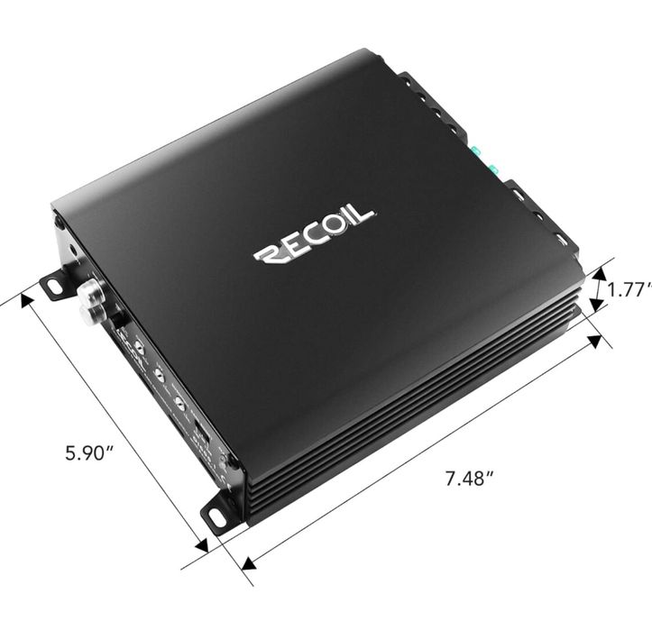 Підсилювач звуку в авто RECOIL D1600.1 КЛАСУ D