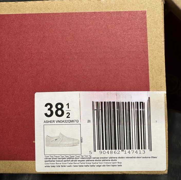 Buty Vans Asher białe 38.5