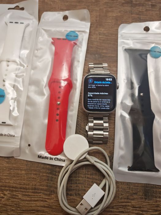 Apple Watch Se 44MM Silver Bom estado