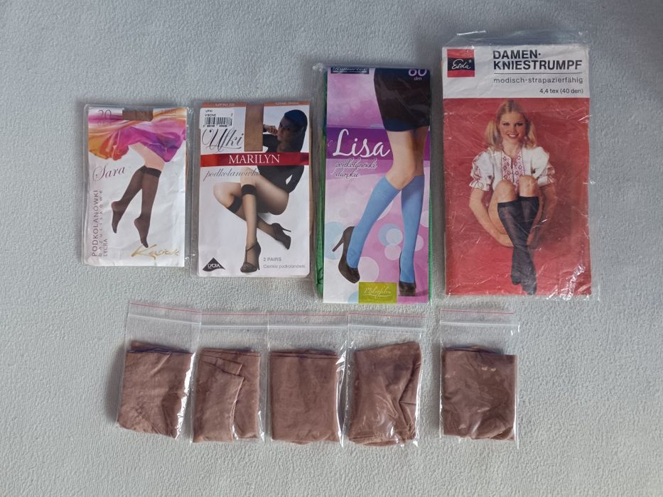 Zestaw cienkich skarpetek damskich