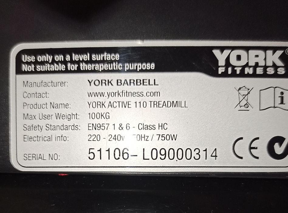 Bieżnia York Fitness