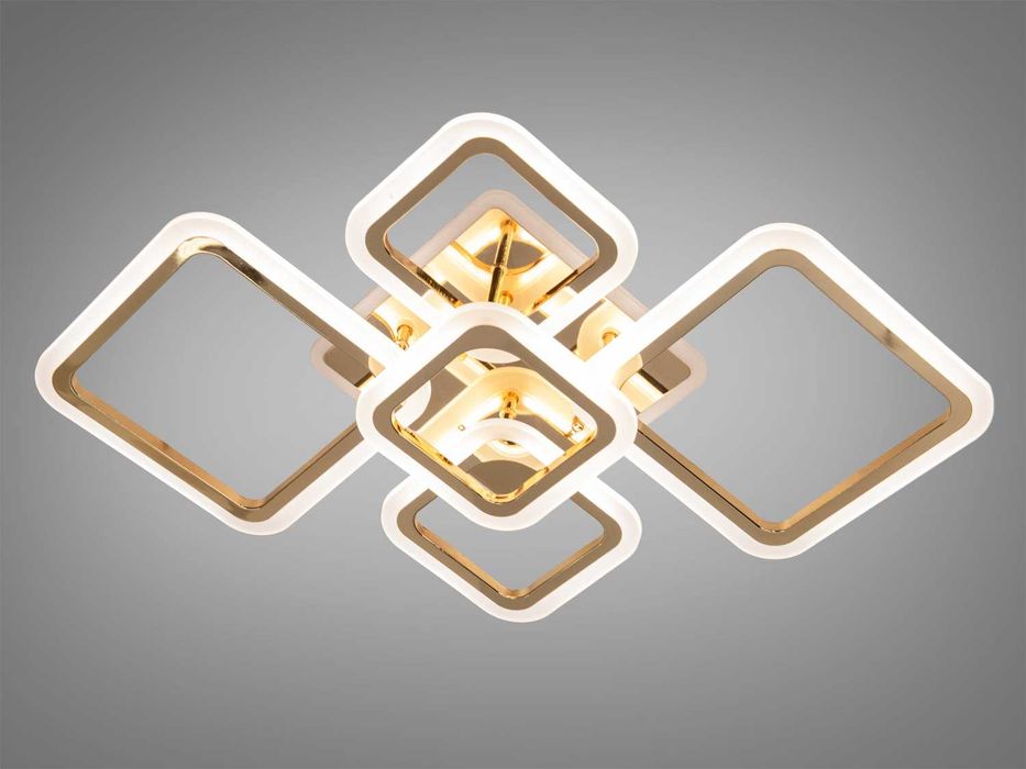 Світлодіодна люстра смарт світильник з пультом, 80W