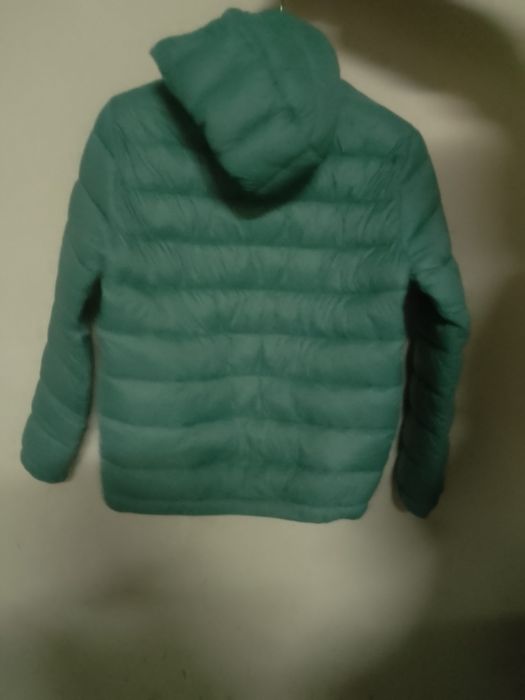 Casaco verde para o frio