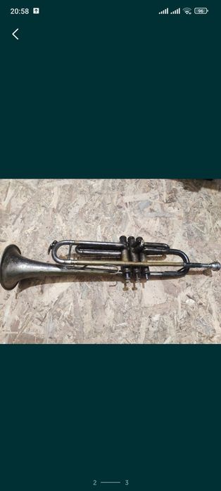 Труба духовий інструмент саксофон флейта