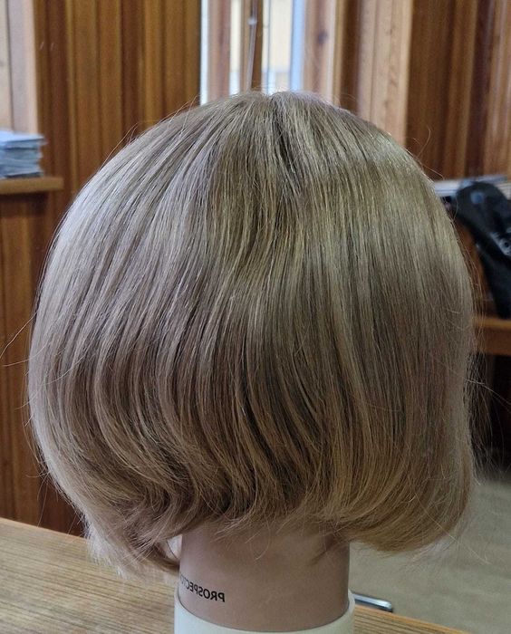 Peruka z włosów słowiańskich blond OMARI S