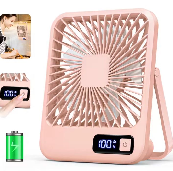 Вентилятор на акумуляторі , USB , 5 режимів , новий