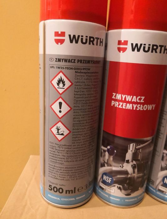 Wurth zmywacz przemysłowy NSF