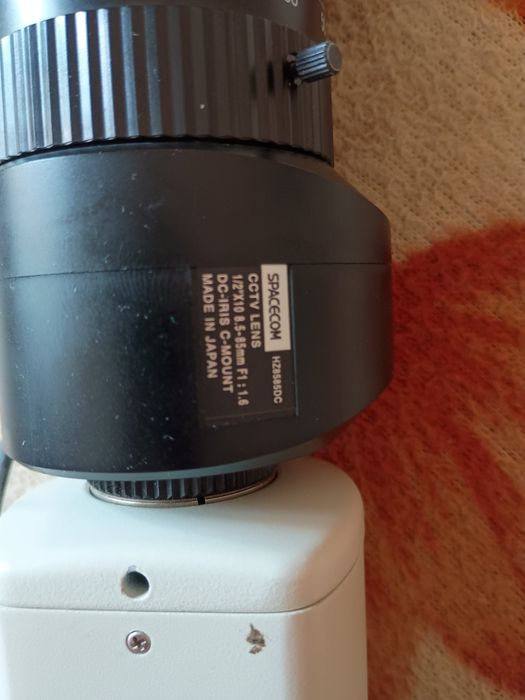 Об’єктив Spacecom HZ8585DC 8.5–85mm f1.6 C-mount (10x zoom, auto iris)