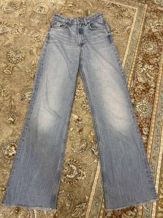 Джинси жіночі ZARA  34 розмір wide leg