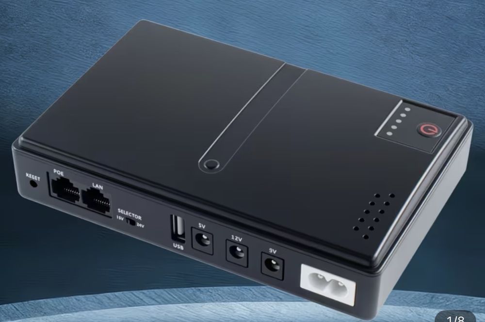 джерело безперебійного живлення 18 Вт | 12000mAh | 5V/9V/12V