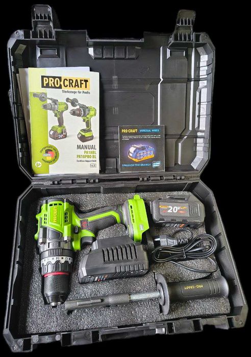 Ударний шуруповерт 180Nm Procraft Pa18ProBL