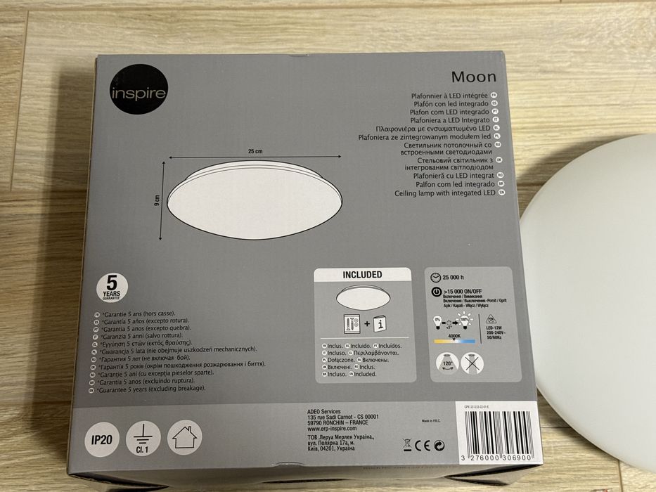 Plafon - lampa Moon Inspire