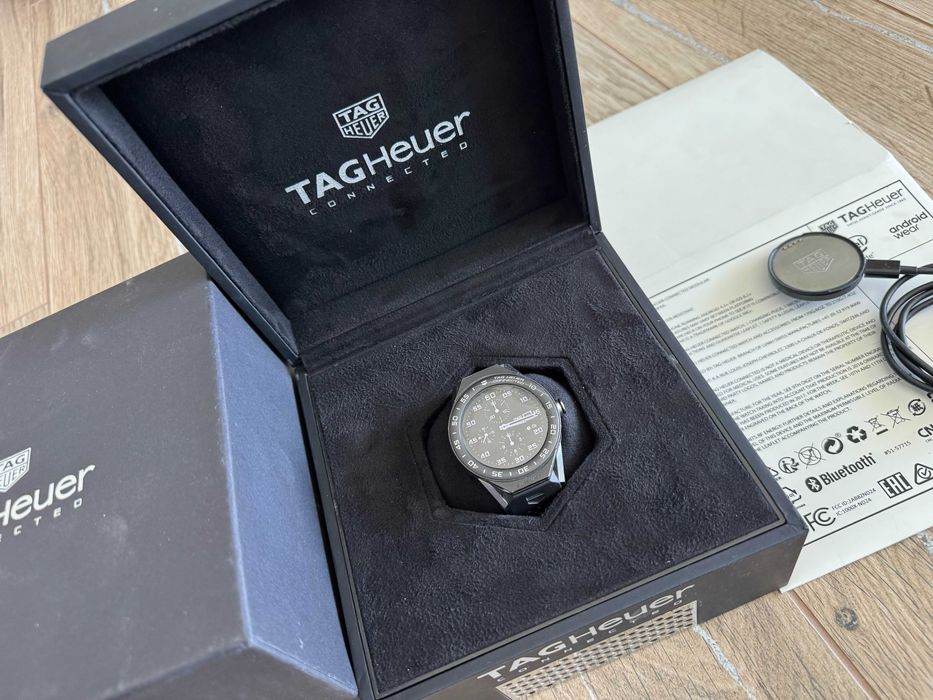 Tag Heuer Connected Modular, SBF8A zegarek, ładowarka, pudełko - SUPER