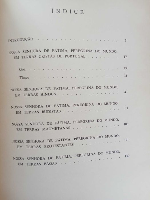 Nossa Senhora de Fátima, peregrina do mundo