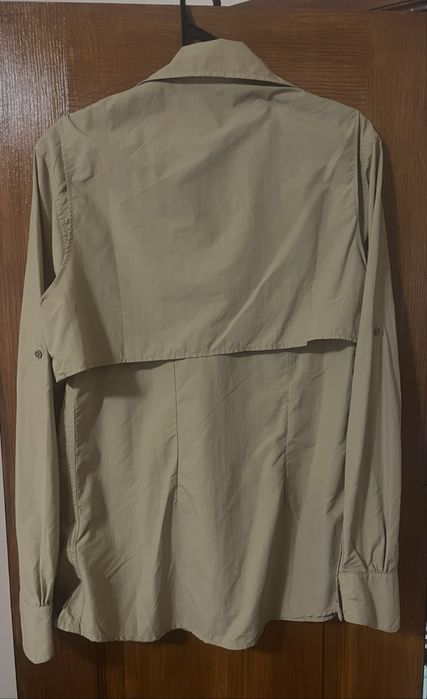 Жіноча туристична сорочка Decathlon UV Protection бежева, розмір M
