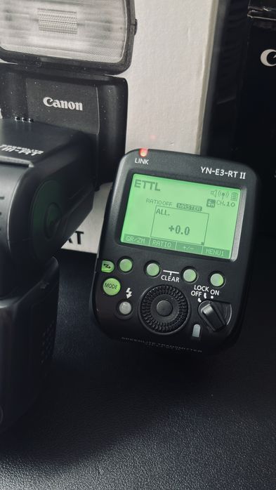 Спалах Canon Speedlite 430EX III-RT + синхронізатор Yongnuo YN-E3-RT II