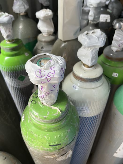 Tlen argon argonmix azot pełna z legalizacją ważną