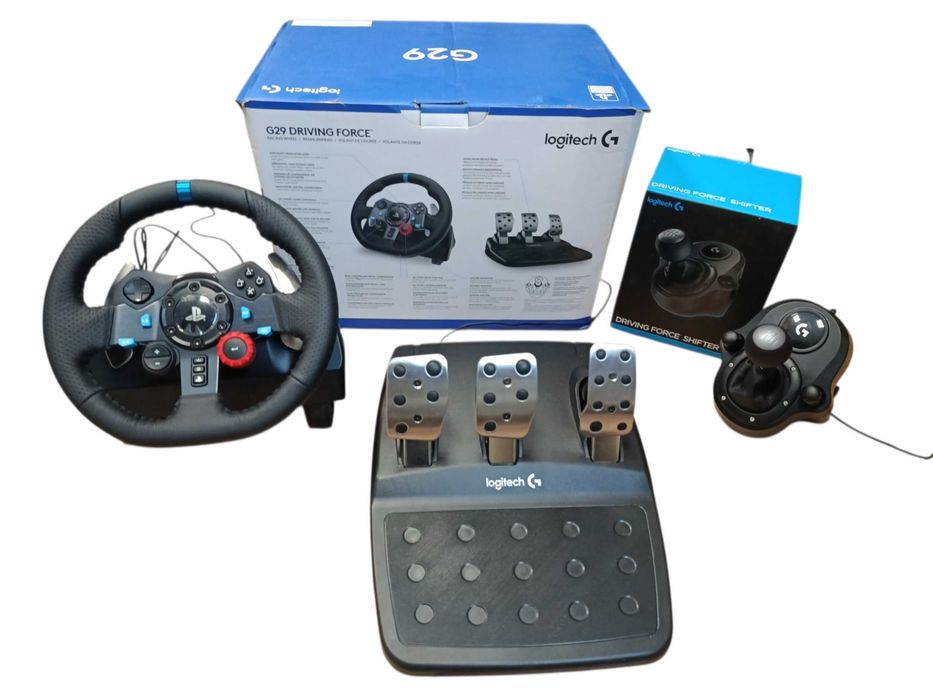 Kierownica logiteh G29 + skrzynia biegów