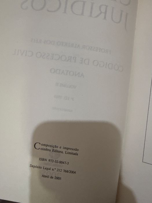 Alberto dos reis | codigo de processo civil anotado