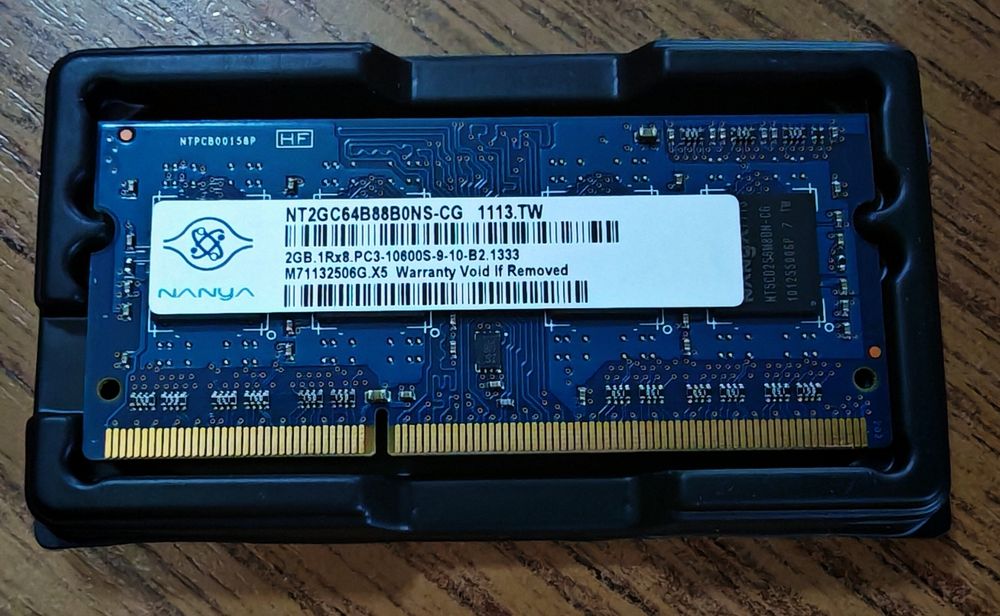 Pamięć Ram DDR3 Nanya 2 GB do laptop