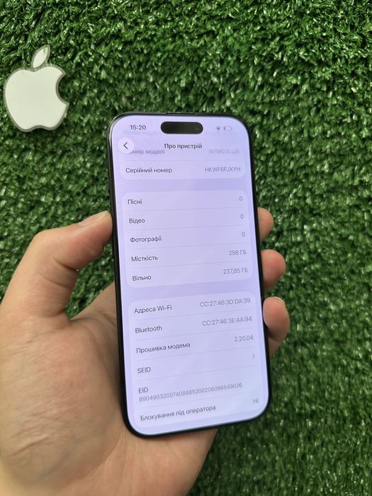 iPhone 16 Pro 256gb Black T. Neverlock Чудовий стан / АКБ 91%!
